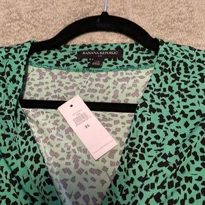 Full sleeved jersey wrap dress | Banana Republic